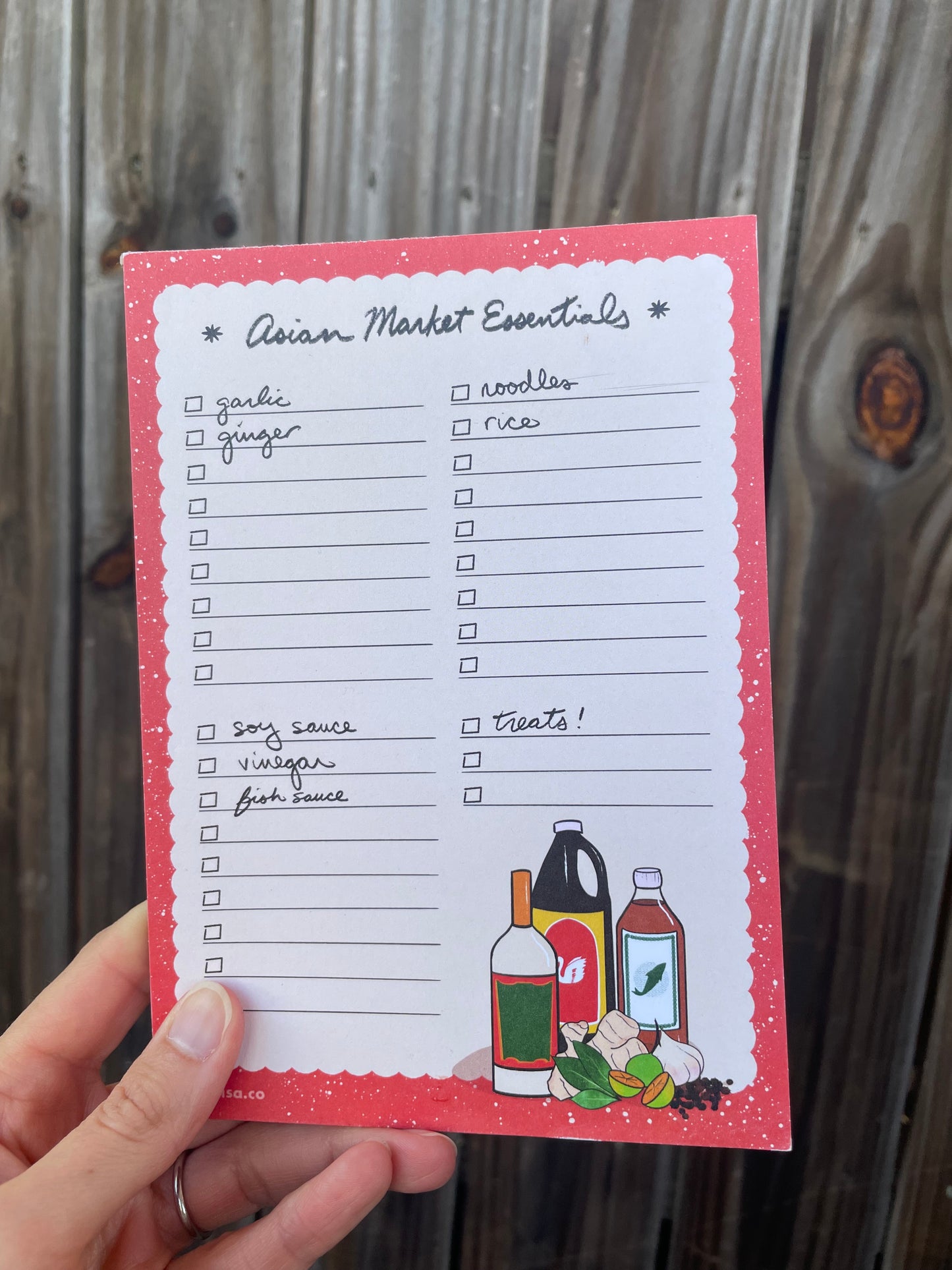 Asian Market Essentials - Notepad