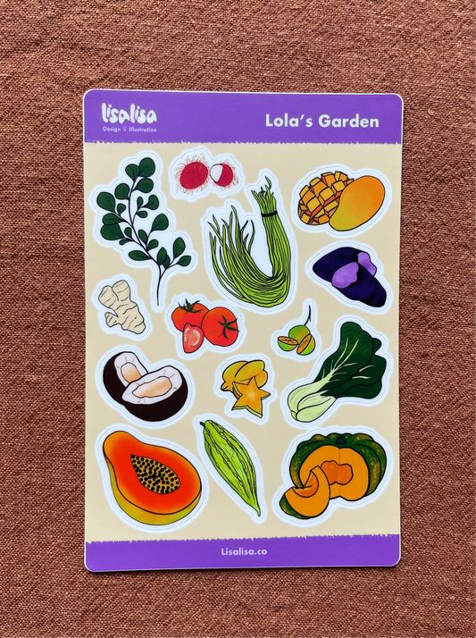 Lola’s Garden - Sticker sheet