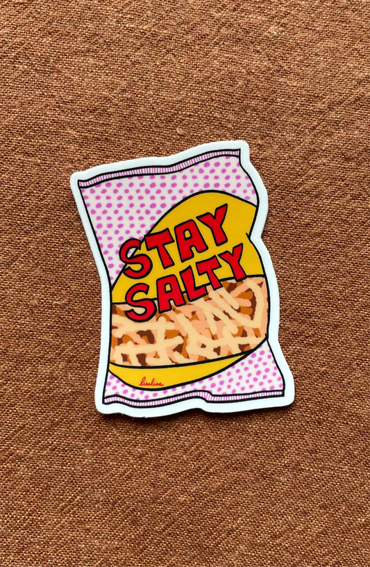 Salty Shrimp Chips Sticker