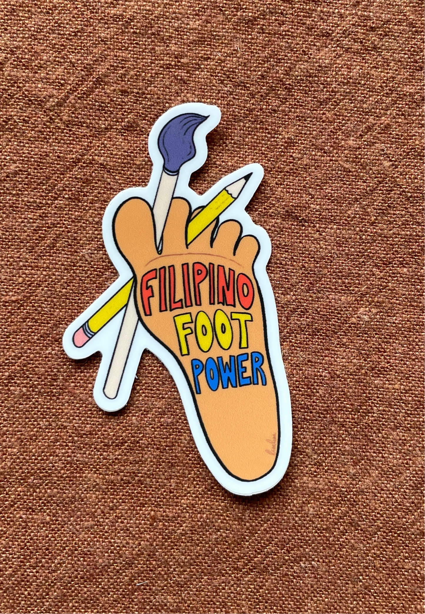Filipino Foot Power! Sticker