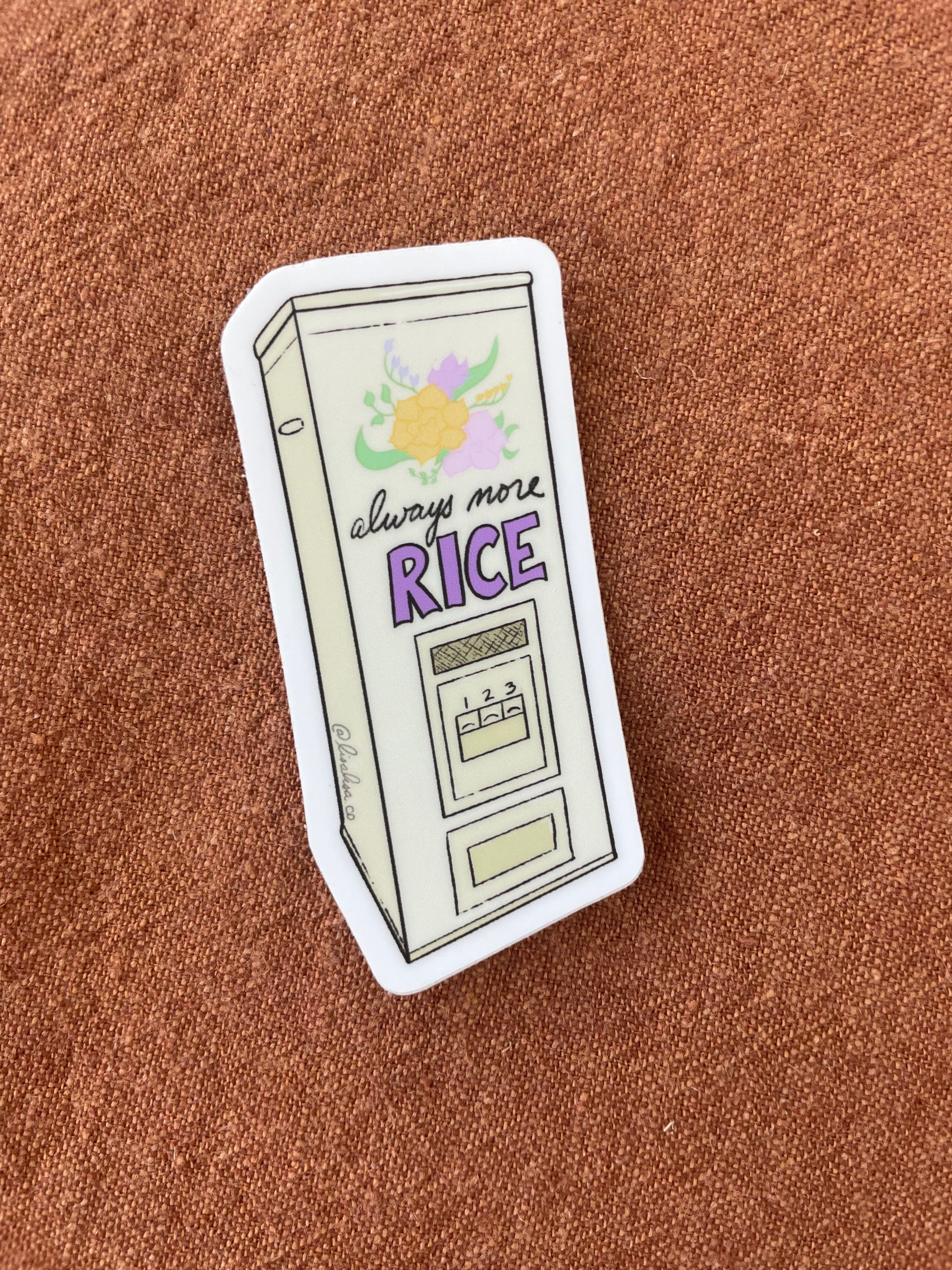 Always More Rice Sticker – Lisalisa Creative LLC