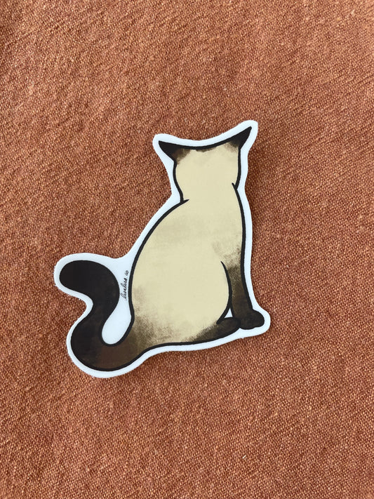 Annoyed Cat Sticker