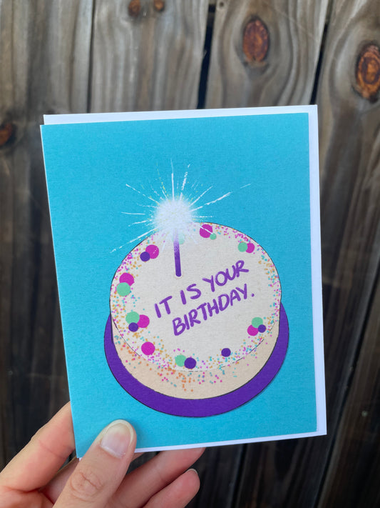 Office Birthday - Blank Greeting Card