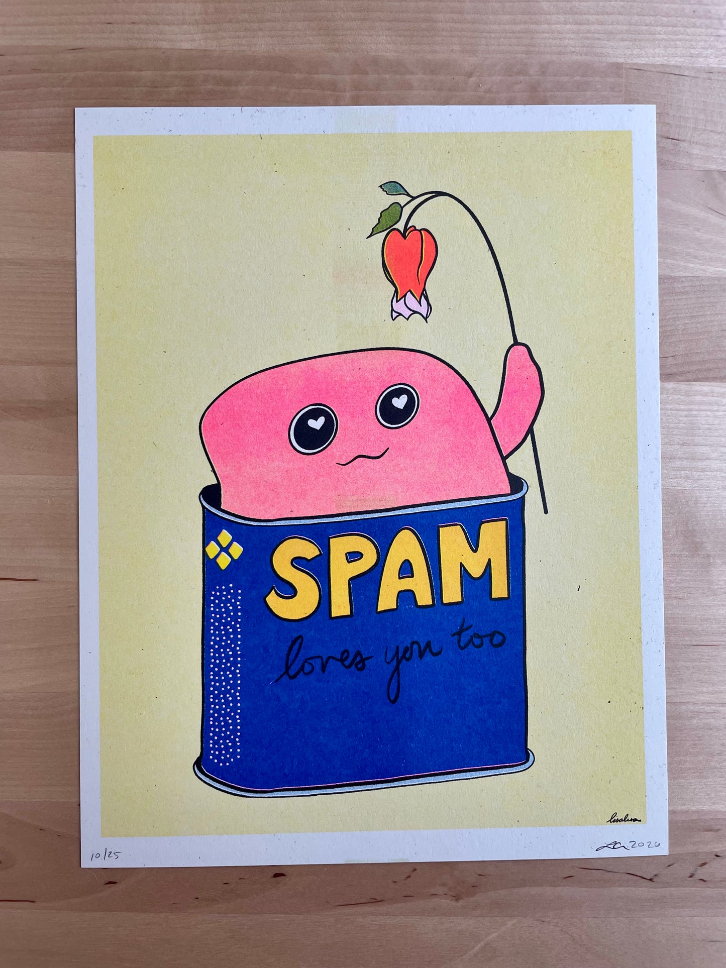 Spam Love | Riso Print 8.5x11"
