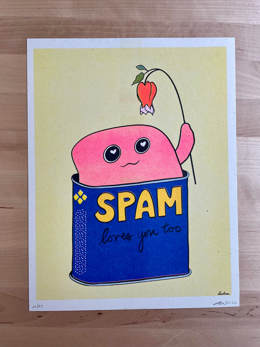 Spam Love | Riso Print 8.5x11"