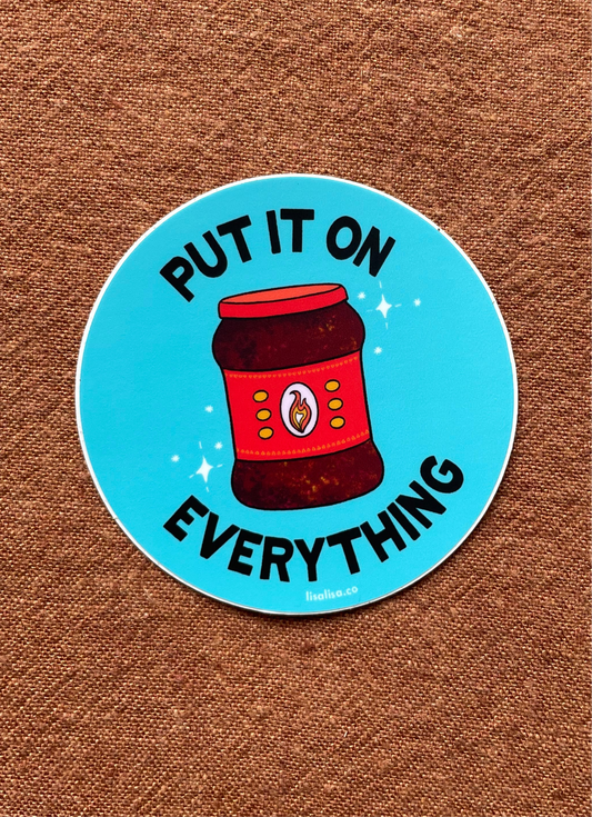 Chili Crisp Sticker