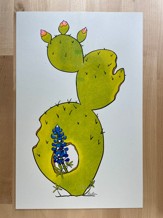 Still Growing | 11x17" Riso print