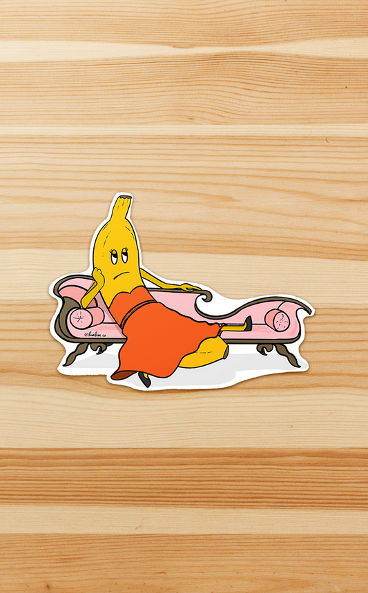 Bored Banana Sticker